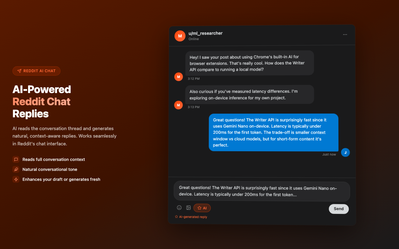 Reddit Chat screenshot